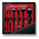 Kit 7 Pincéis Profissional Maquiagem Noir Ed009 Macrilan