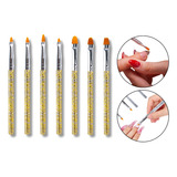 Kit 7 Pinceis Unhas