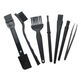 Kit 7 Pincel E Escova Antiestático Esd P Limpeza De Placas