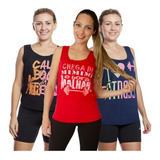 Kit 7 Regatas Femininas