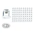 Kit 70 Spots Embutir Gesso E27 Para Lampada Bulbo Led C619