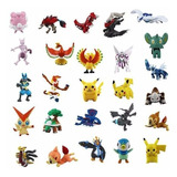 Kit 72 Pokémon Colecionáveis Miniaturas 2