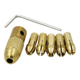 Kit 7x Mini Mandril Acoplavel Para Motor