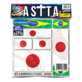 Kit 8 Adesivos Envernizado