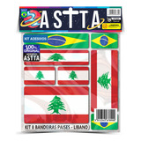 Kit 8 Adesivos Envernizado