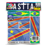 Kit 8 Adesivos Envernizado