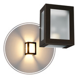 Kit 8 Arandelas 5 Vidros Efeito Lâmpada E27 Luminária Mf109 Estrutura Marrom 110v 220v
