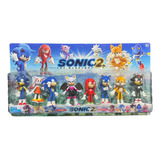 Kit 8 Bonecos Sonic