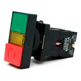 Kit 8 Botões Duplo Iluminado 220v Liga desliga 1na 1nf