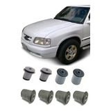 Kit 8 Bucha Bandeja Balança Inferior E Superior S10 Blazer
