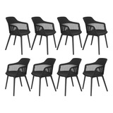 Kit 8 Cadeiras Marcela