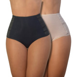 Kit 8 Calcinhas Cinta Modela Afina Aperta Cintura Culote