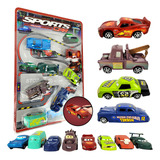 Kit 8 Carrinhos Fricção Filme Carros