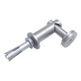 Kit 8 Conector Aço Inox Vidro Alvenaria