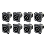 Kit 8 Conector Speakon