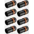 Kit 8 Conector Xlr Macho Rotativo 3 Pinos Lx3m Preto Roxtone