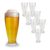 Kit 8 Copo Tulipa P Chopp Cerveja Acrílico 220ml