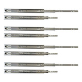 Kit 8 Corrediças Telescópica 35cm Para Gaveta Trilho 4 Pares