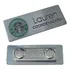 Kit 8 Crachás Broche Inox Personalizado Metal Nome Logo Imã