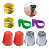 Kit 8 Dedal Dedais Costura Manual Bordado Crochê Ponto Russo