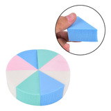 Kit 8 Esponjas Para Maquiagem Triangulares Tipo Fatia Pizza