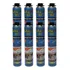 Kit 8 Espumas Expansiva Anti Chama Porta Corta fogo Firestop