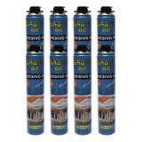 Kit 8 Espumas Expansiva Anti Chama Porta Corta fogo Firestop