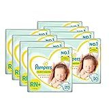 Kit 8 Fralda Descartável Pampers Premium Care RN Recém Nascido 160 Tiras