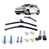 Kit 8 Lampadas Farol Milha 3 Palhetas Supbrancas Gol G5