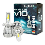 Kit 8 Lâmpadas Ultra Led Farol Meia Alto Baixo Milha 20000lm