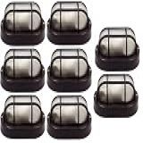 luminaria arandela tartaruga externa grade preto