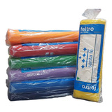 Kit 8 Metros Feltro Santa Fé Liso Escolha A Cor Após Comprar