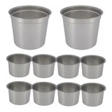 Kit 8 Molheiras Pequenas E 2 Molheiras Grande