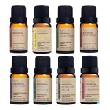 Kit 8 Óleos Essenciais Via Aroma 100 Puros E Naturais 10ml