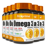 Kit 8 Ômega 3 Óleo De Peixe 1000mg Com Selo Meg 3 120 Cáps