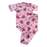 Kit 8 Pç 4 Body 4 Mijão Menino Pijama Longo Bebê Menina