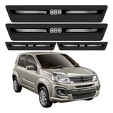 Kit 8 Peças Adesivo Soleira Porta Novo Uno Vivace Way Drive
