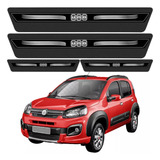 Kit 8 Peças Adesivo Soleira Porta Novo Uno Vivace Way Drive