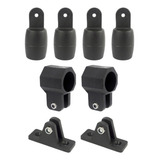 Kit 8 Peças De Capota Náutica Nylon 1 1 4 32mm Barco Lancha