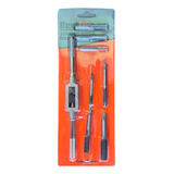 Kit 8 Peças Jogo Macho Abrir Fazer Rosca Aço Carbono Bestfer