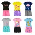 Kit 8 Peças Roupa Infantil Menina 4 Camisas  4 Shorts Barato