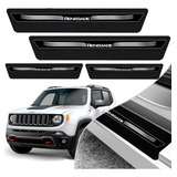 Kit 8 Peças Soleira Adesivo Porta Jeep Renegade 2015 2016 20