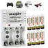 Kit 8 Pilhas Recarregáveis + Carregador Rápido Bivolt Aa/aaa
