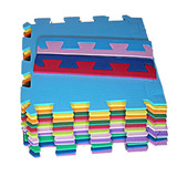 Kit 8 Placas Tatame Eva Infantil Tapete 20mm 50x50 Grosso