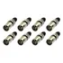 Kit 8 Plug Conector Macho Da Linha Metal Q34bk Preto Csr