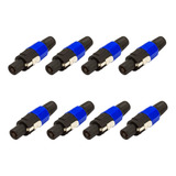 Kit 8 Plug Speakon
