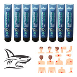 Kit 8 Pomada Cartilagem De Tubarão Relaxante Muscular 150g