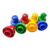 Kit 8 Ponteiras Suporte Para Haste Cama Elástica Pula Pula