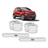 Kit 8 Protetores De Maçaneta Resinado Para Diversos Carros