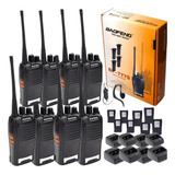 Kit 8 Radios Baofeng 777s Walk Talk Comunicador 16ch 12km